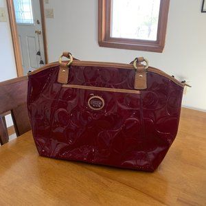 Red Coach Bag